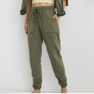 NWOT Aerie Sunwashed Green Jogger Lounge Pants - Size L
